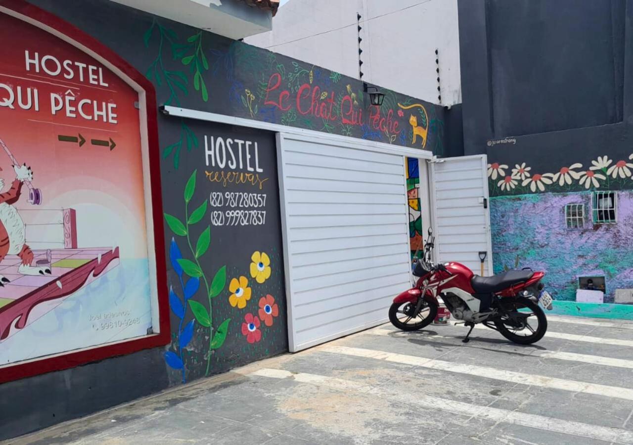 "Le Chat Qui Peche" Hostel A 150 Metros Da Praia De Pajucara Maceió Kültér fotó